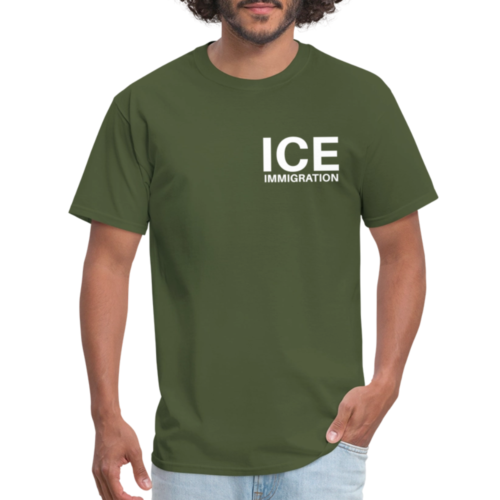 ICE Immigration Unisex Classic T-Shirt - military green