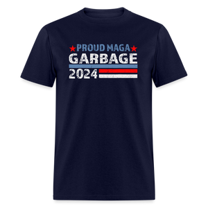 Proud MAGA Garbage 2024 Classic T-Shirt - navy