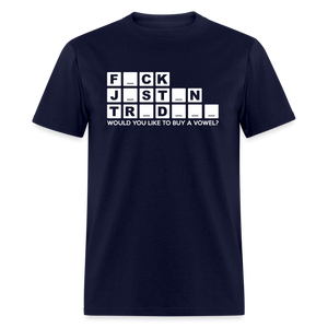 FJT - Would You Like To Buy A Vowel Unisex Classic T-Shirt - navy