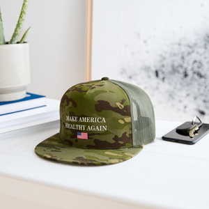 Make America Healthy Again Trucker Hat - MultiCam\green