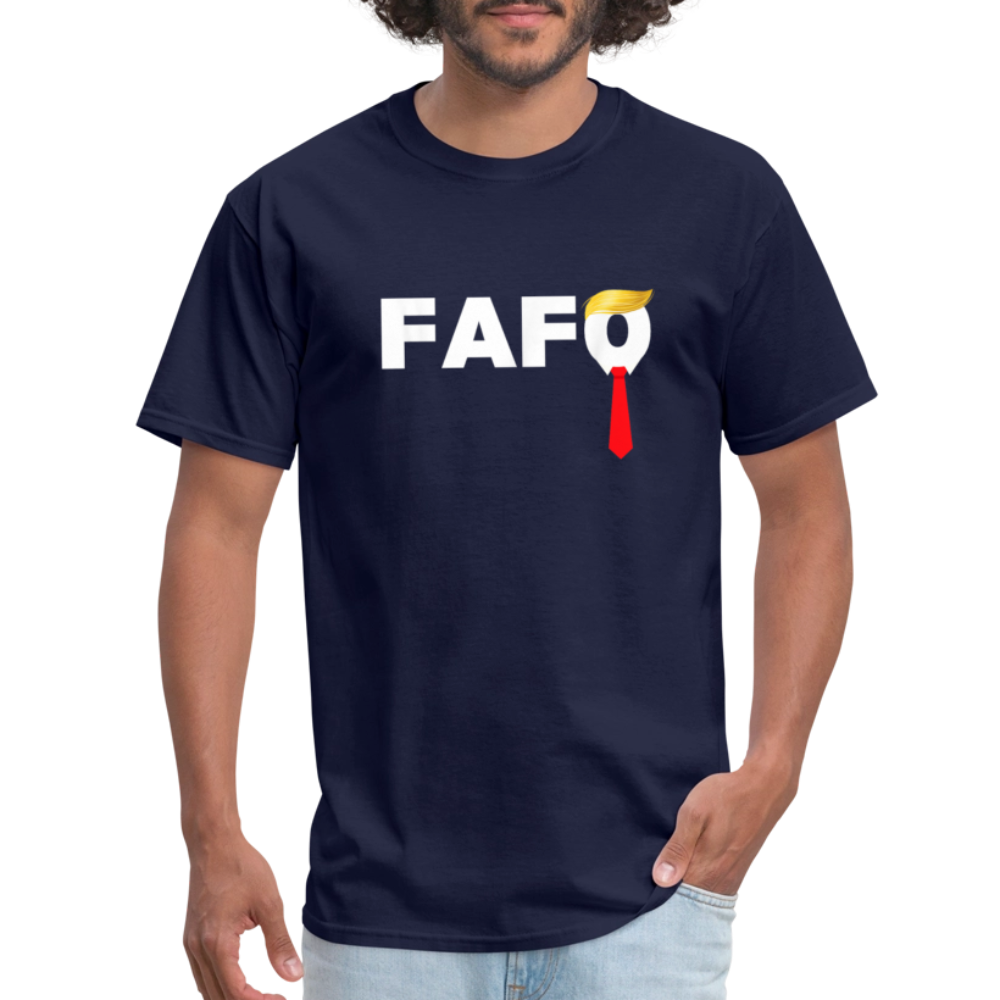 Trump FAFO Classic T-Shirt - navy