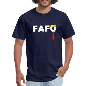 Trump FAFO Classic T-Shirt - navy