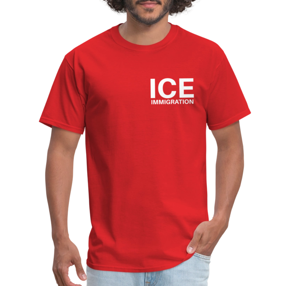 ICE Immigration Unisex Classic T-Shirt - red