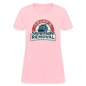 Trump's Snowflake Removal Service Women's T-Shirt - pink