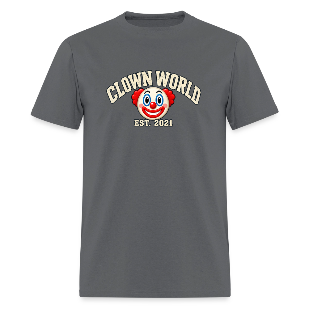 Clown World Est. 2021 Classic T-Shirt - charcoal