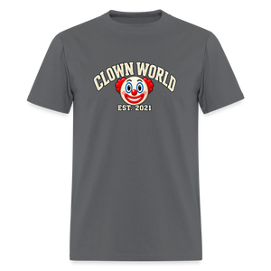 Clown World Est. 2021 Classic T-Shirt - charcoal