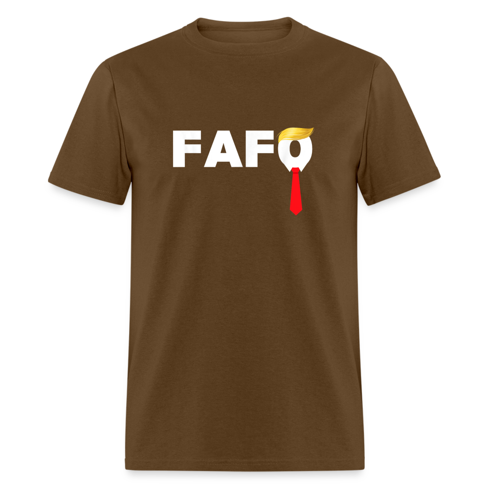 Trump FAFO Classic T-Shirt - brown