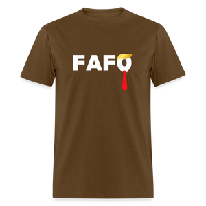 Trump FAFO Classic T-Shirt - brown