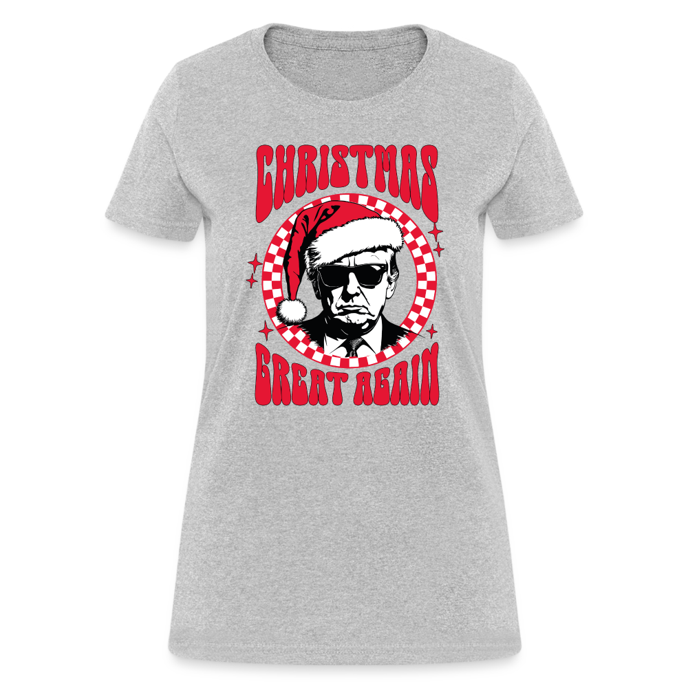 Christmas Great Again Women's T-Shirt - heather gray