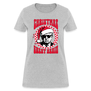 Christmas Great Again Women's T-Shirt - heather gray