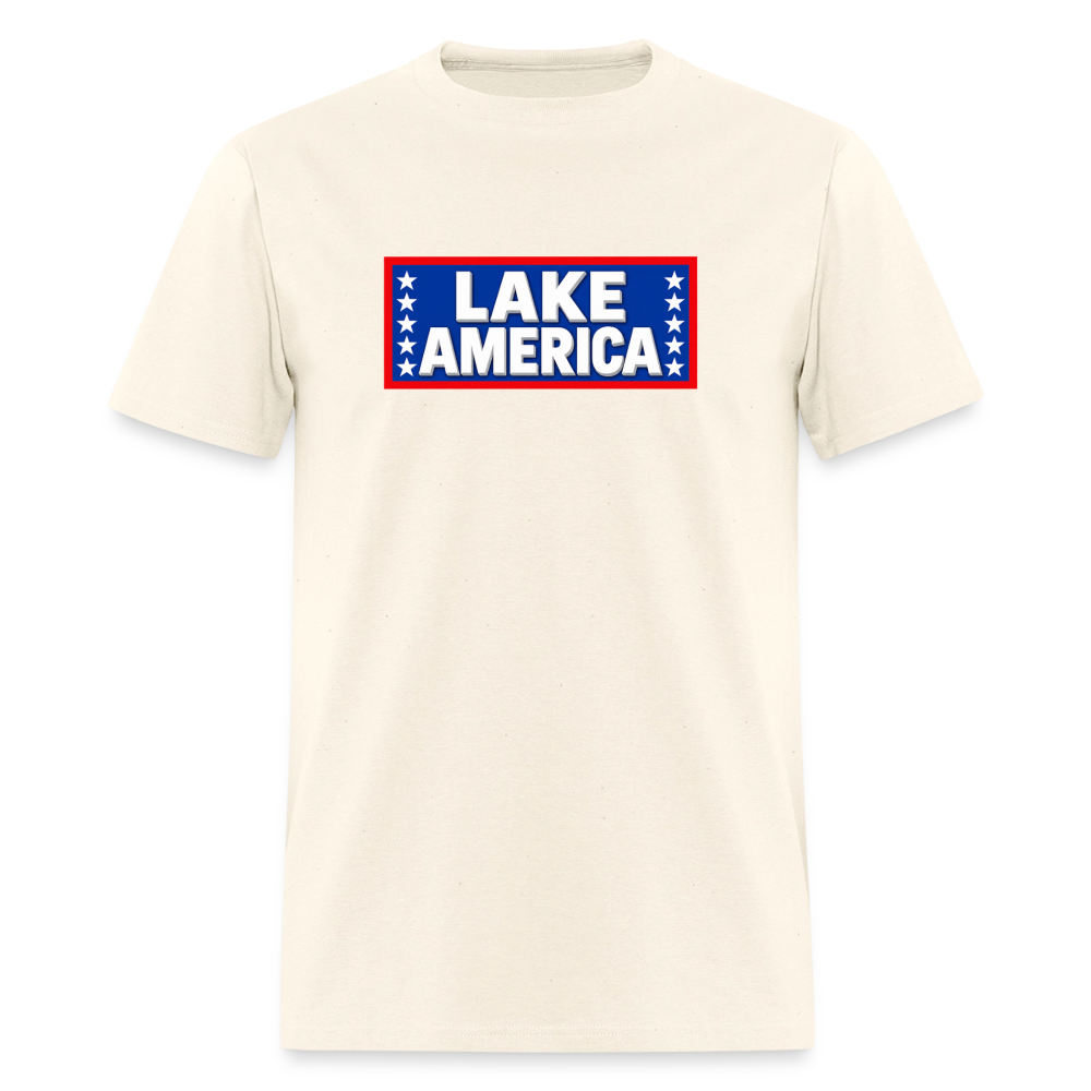 Lake America T-Shirt Men's T-Shirt - sweet cream heather