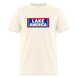 Lake America T-Shirt Men's T-Shirt - sweet cream heather