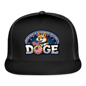 DOGE Trucker Hat - black/black