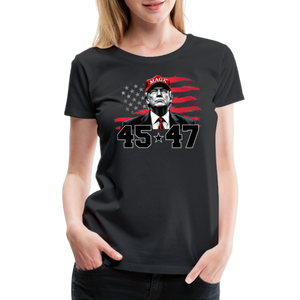 45 47 Trump Women’s Premium T-Shirt - black