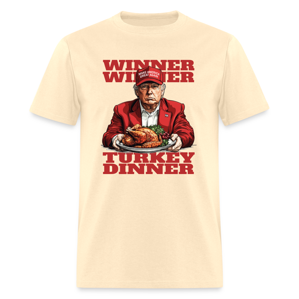 Donald Trump - Winner Winner Turkey Dinner Thanksgiving Classic T-Shirt - natural