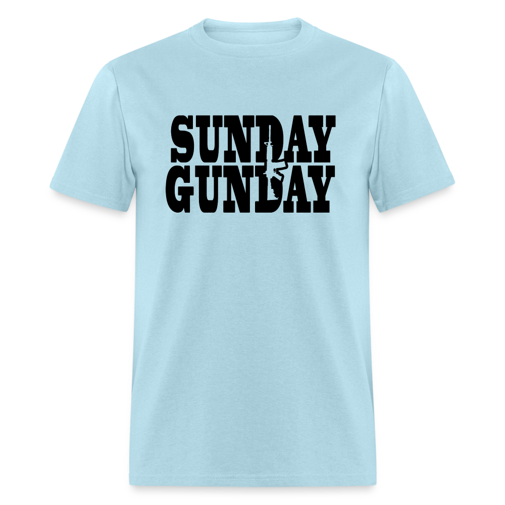 Sunday Gunday Classic T-Shirt - powder blue