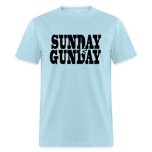 Sunday Gunday Classic T-Shirt - powder blue