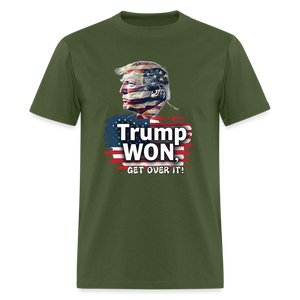 Trump Won, Get Over It Unisex Classic T-Shirt - military green