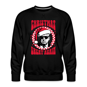 Christmas Great Again Men’s Premium Sweatshirt - black