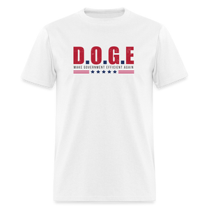 (DOGE) Department of Government Efficiency Classic T-Shirt - white