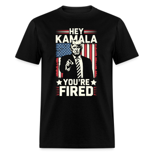 Hey Kamala, Your Fired Unisex Classic T-Shirt - black