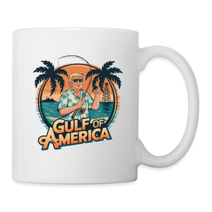 Gulf of America Trump Fishing Coffee/Tea Mug - white