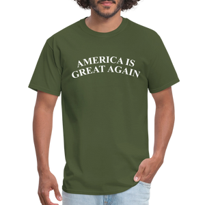 America Is Great Again Unisex Classic T-Shirt - military green