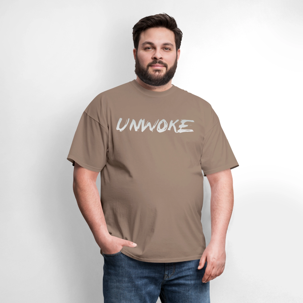 UNWOKE - Anti Woke Classic T-Shirt - safari