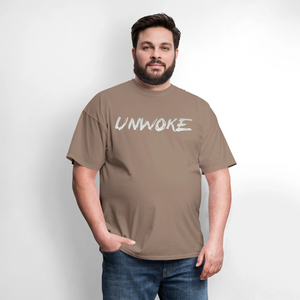 UNWOKE - Anti Woke Classic T-Shirt - safari