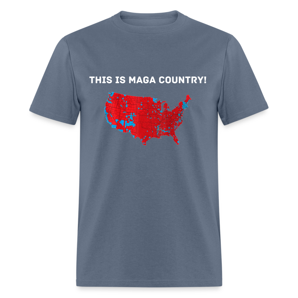 This is MAGA Country Unisex Classic T-Shirt - denim