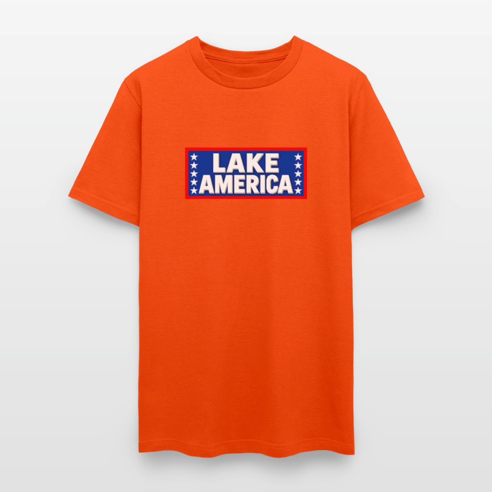Lake America T-Shirt Men's T-Shirt - orange
