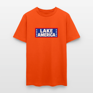 Lake America T-Shirt Men's T-Shirt - orange