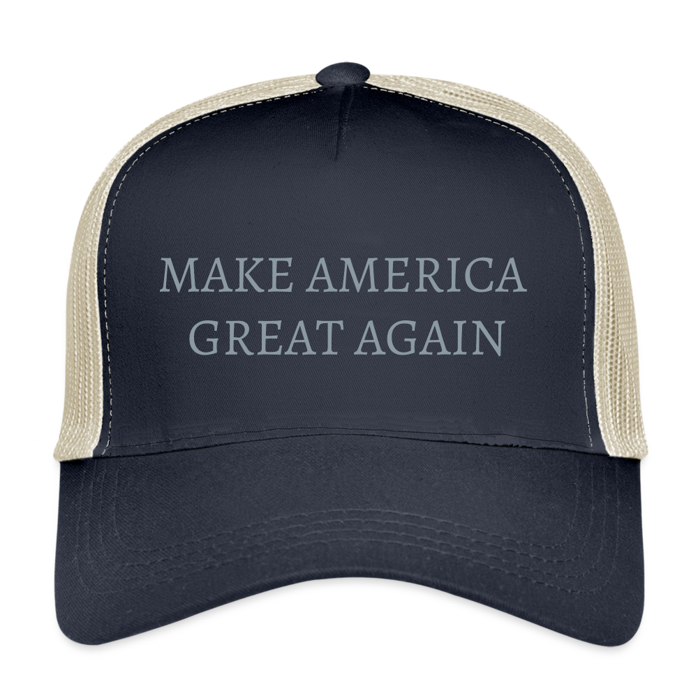 Make America Great Again Eco Trucker Cap - pacific/oyster