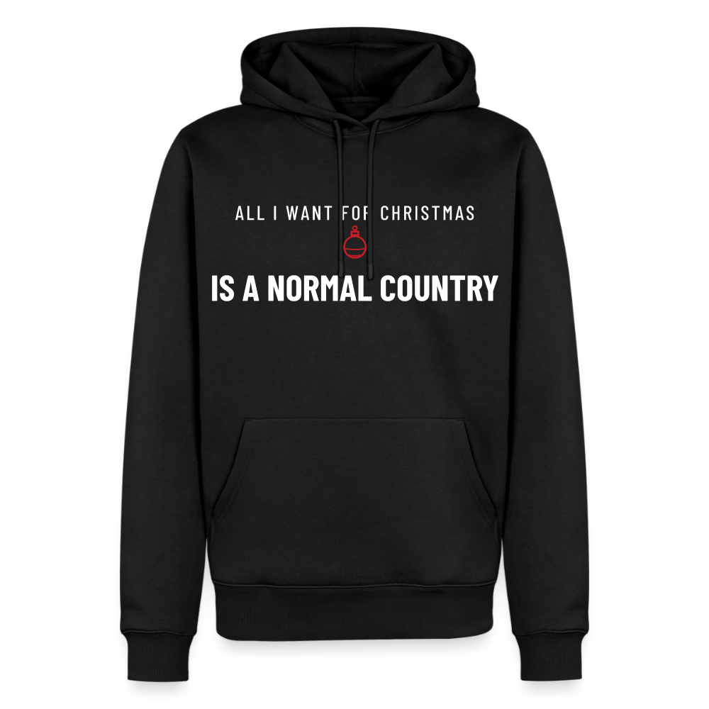 All I Want for Christmas Is a Normal Country Men’s Premium Hoodie - black