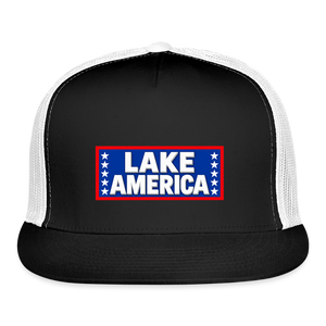 Lake America Trucker Hat - black/white