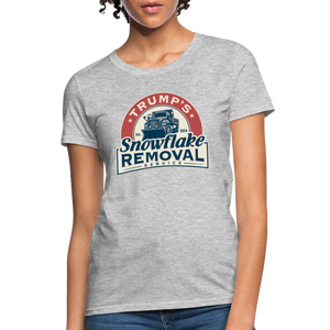 Trump's Snowflake Removal Service Women's T-Shirt - heather gray