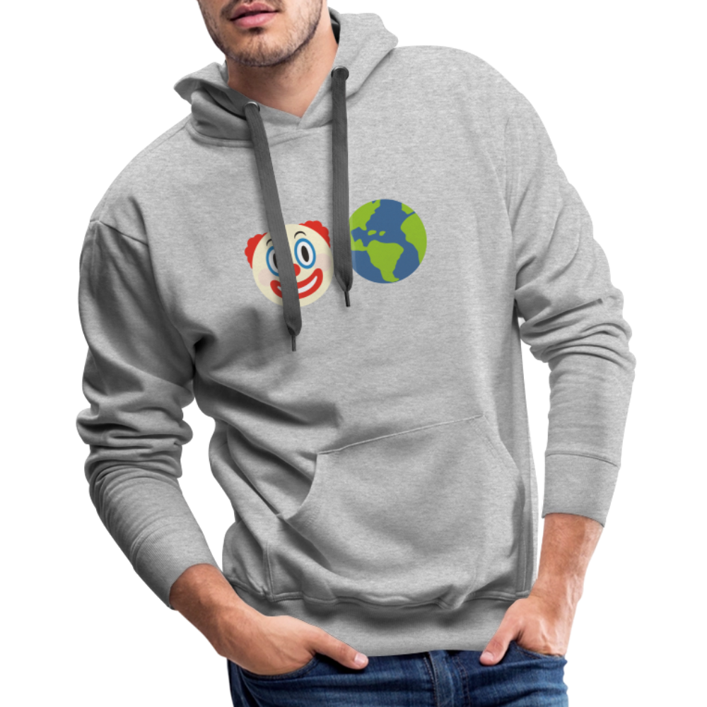 Clown World Men’s Premium Hoodie - heather grey
