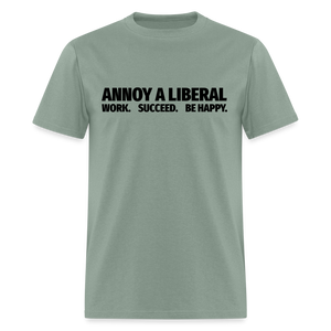 Annoy a liberal Unisex Classic T-Shirt - sage