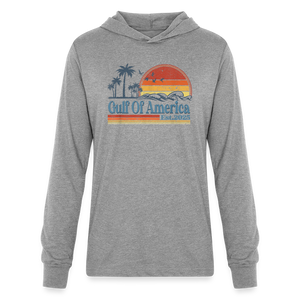 Gulf of America v2 Unisex Long Sleeve Hoodie Shirt - heather grey