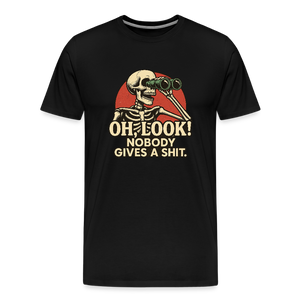 Oh Look Nobody Gives A Sh*t Men's Premium T-Shirt - black