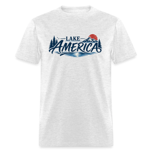 Lake America Men's T-Shirt - light heather gray