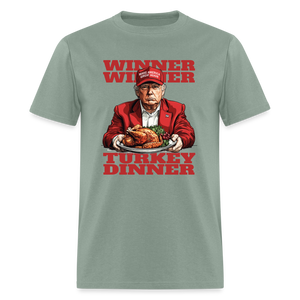 Donald Trump - Winner Winner Turkey Dinner Thanksgiving Classic T-Shirt - sage