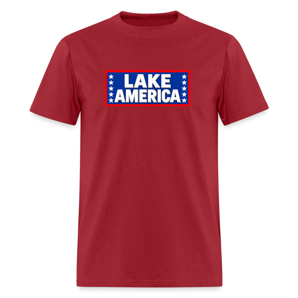 Lake America T-Shirt Men's T-Shirt - true red