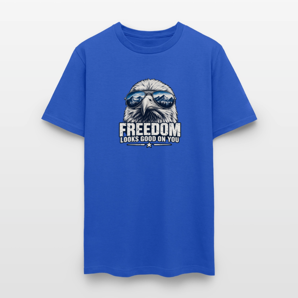 Freedom Looks Good on You Classic T-Shirt - royal blue