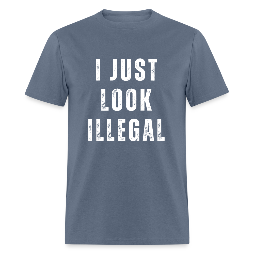 I Just Look Illegal Funny Unisex Classic T-Shirt - denim