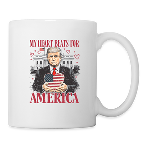 Trump Valentine's Day Coffee/Tea Mug - white