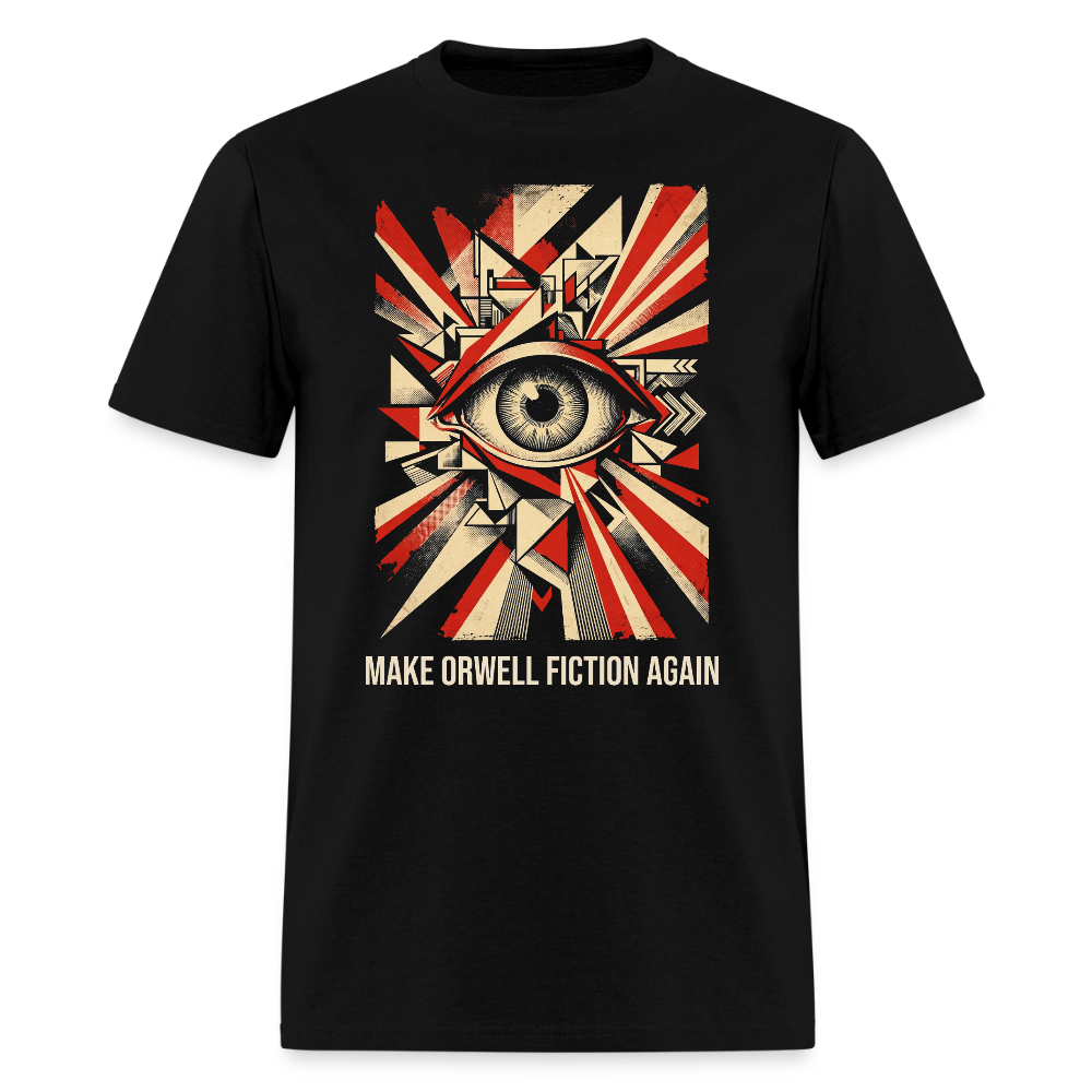 Make Orwell Fiction Again Classic T-Shirt - black
