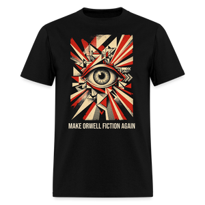 Make Orwell Fiction Again Classic T-Shirt - black