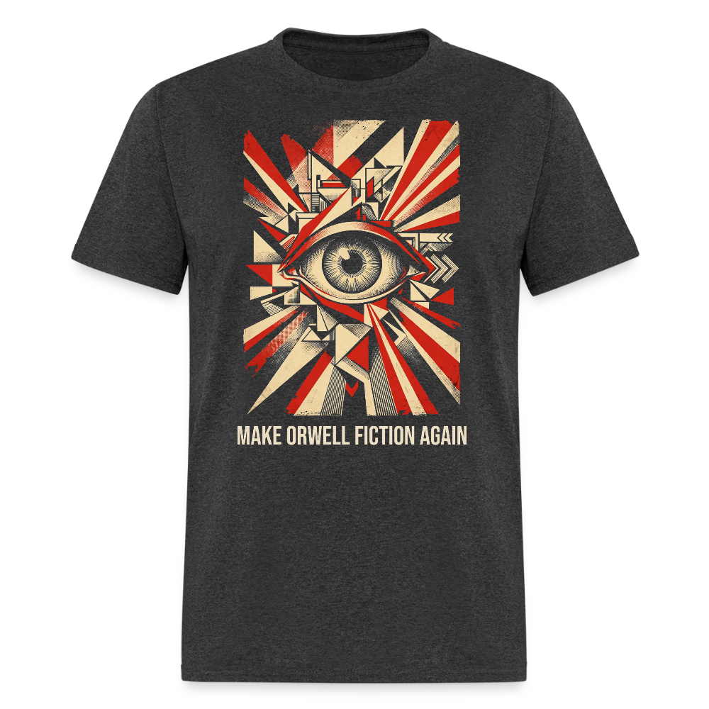 Make Orwell Fiction Again Classic T-Shirt - heather black