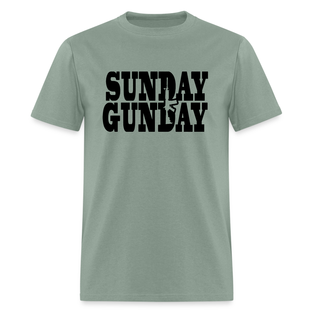 Sunday Gunday Classic T-Shirt - sage